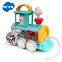 Train Pull Back Cars Toy Rubber Vehicle Baby Education Early Learning Birthday Xmas Gift