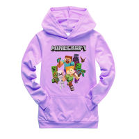 Mine-งานฝีมือเด็กเสื้อแขนยาว Hoodies ใหม่รูปแบบเกมเด็ก Hoodie พ็อกเก็ตเสื้อกันหนาว K1082เด็กเสื้อผ้าฤดูใบไม้ผลิฤดูใบไม้ร่วงเสื้อกันหนาวพูลโอเวอร์ลำลอง