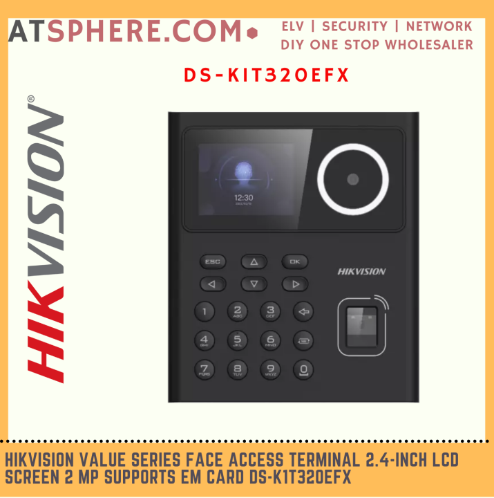 Hikvision Door Access Terminal Face Fingerprint RFID ID EM Card Pin
