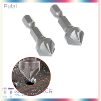 Fulai 6ขลุ่ย Countersink ดอกสว่านตัดเครื่องมืองานไม้หกเหลี่ยม