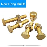 [HOT JIAZZAQQMGW 555] M4 M5 M6 M8ภายนอก Hex สกรู Nut ชุดหกเหลี่ยมทองเหลือง Bolt ขนาดใหญ่ Extension เครื่องสกรูทองแดงฮาร์ดแวร์รัด