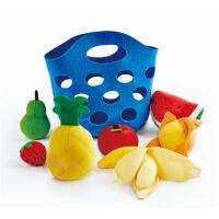 Hape - Toddler Fruit Basket ของเล่นอาหาร ตะกร้าผลไม้นุ่มนิ่ม 18m+