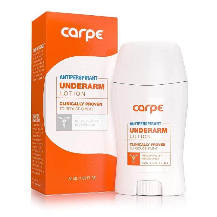 Carpe Antiperspirant Underarm Lotion Deodorant, 1.69 fl.oz / 50ml