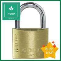 กุญแจสปริง SOLEX SL99 40 40 MM สีทองเหลืองPADLOCK SOLEX SL99 40MM BRASS **บริการเก็บเงินปลายทาง**