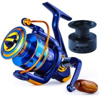 SOUGAYILANG Fishing Reels 12BB Spinning Fishing Reel 4.9:1/5 2:1อัตราส่วนเกียร์ Trolling ตกปลาสำหรับน้ำจืดน้ำเค็มตกปลาเกียร์