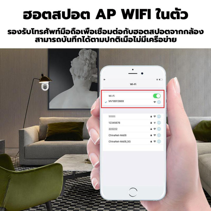 meetu-cod-v380-pro-กล้องวงจรปิด-wifi-indoor-wifi-ptz-กล้อง-ip-camera-5mp-fhd-1920p-4xซูมภาพได้-โหมดพาโนรามา360องศ-การสนทนาสองทาง-การแจ้งเตือนแบบพุช