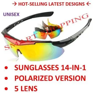 RIVBOS 801 Polarized Sports Sunglasses Sun Glasses with 5