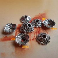 【YF】❧✑㍿  100pcs/lot Zinc Alloy Bead Caps 8mm 10mm Tibetan Tassel End Trays Jewelry Supplier