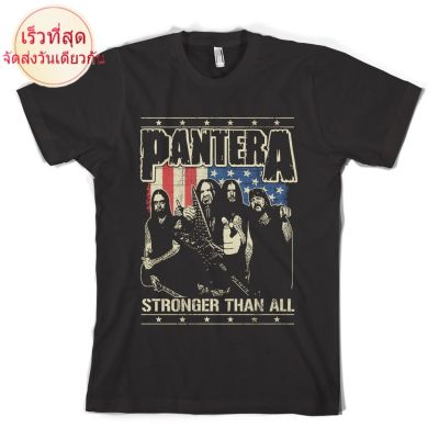 【จัดส่งเสื้อยืดในประเทศไทย】เสื้อยืดแขนสั้น พิมพ์ลายกราฟิก Tokitind Keep Warm Pantera Rock Band Dimebag Darrell สําหรับผู้ชาย