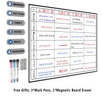 A3 Dry Erase Weekly Planner Board Multiple Magnetic Whiteboard Daily Weekly Dry Erase Magnetic Fridge Stickers Magnetic Board