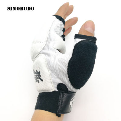 Kyokushin Kai ถุงมือคาราเต้ Fighting Hand Protector ศิลปะการต่อสู้กีฬาคาราเต้ Kyokushin Professional ฟิตเนสมวย Pu ถุงมือ