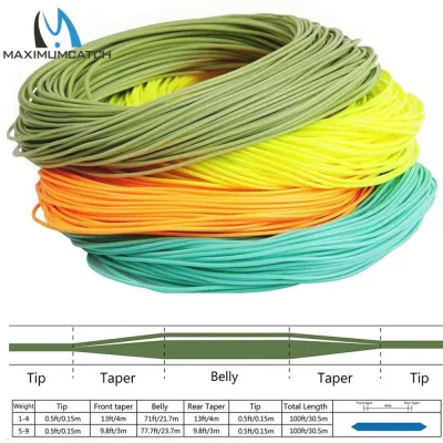 Maximumcatch Double Taper Fly Line 2/3/4/5/6/7/8 WT Floating Fly Fishing Line
