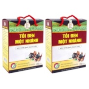 HCMBộ 2 hộp Tỏi Đen Một Nhánh Việt Nam 500gram