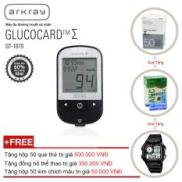 Máy đo đường huyết cá nhân Glucocard 1070 mmol L + Tặng hộp 50 que thử +