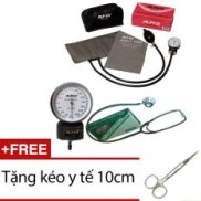 Máy đo huyết áp đồng hồ ALPK2 500V FT 801 Xám + Tặng kéo y tế 10cm