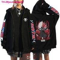 asdsadsaaff Jaqueta masculina e feminina com estampagem Anime moletom Casual streetwear extragrande casaco casaco de moletom zíper Kurosaki Ichigo