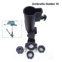 New Golf Ball Game Accessories For Golfer trolley Umbrella Holder Outdoor Equipment Support Golf Cart Cycling with 3 Size Clips