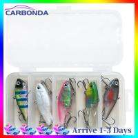 [มาถึงภายใน 3 วัน]5pcs VIB Soft Fishing Lures 4.8cm 15g Artificial Bait with Treble Hook[คืนสินค้าได้ภายใน 7 วัน]