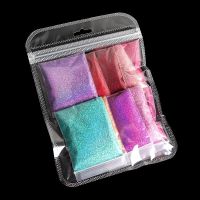 (Rui baoG)10G 0.2Mm Holographic Multicolor Nail Glitter Powder Shiny Bulk Fine Pigment ผงเลเซอร์ฝุ่นสำหรับตกแต่งเล็บโปแลนด์