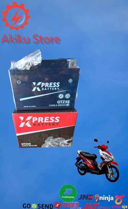 Aki motor Beat, SCOOPY, Vario 110 GTZ5S Thunder aki kering Xpress