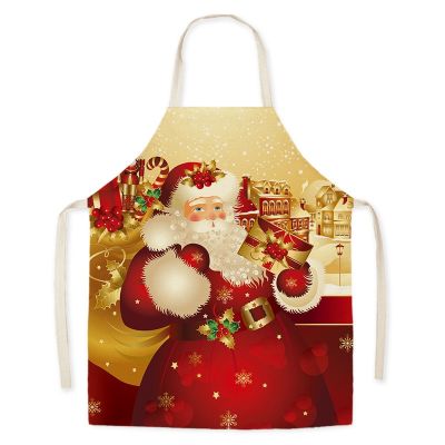 [HOT] ใหม่คริสต์มาสผ้ากันเปื้อนลวดลายการ์ตูน Creative ผ้ากันเปื้อนคริสต์มาสอุปกรณ์ทำครัวผ้ากันเปื้อนสำหรับในครัวผ้ากันเปื้อนครัว Delantal Mujer Delantal