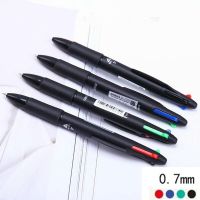 【⊕Good quality⊕】 hou20683 ปากกาหลากสี4 In1จุดเล็กพับเก็บได้0.7มม. สีแดงน้ำเงินเขียวดำฟังก์ชั่นเครื่องเขียนปากกาปากกาบอลพอยท์