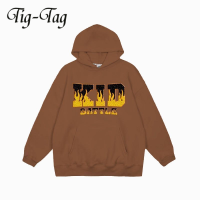 Tig-Tag เสื้อฮู้ด เสื้อแขนยาวอบอุ่น หลวมและสบาย ล้ำสมัย สไตล์ แฟชั่น ทันสมัย WWY2392ZF1 38Z230923