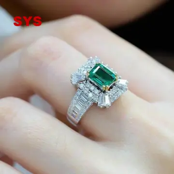 Shop Emerald Engagement Ring with great discounts and prices