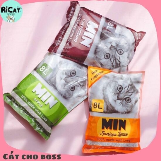 Cát vệ sinh cho mèo cát min túi 8l - ảnh sản phẩm 1
