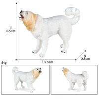 【SALE】 tangticarans1972 โมเดลสุนัขสัตว์หมีขาวอย่างยิ่งสำหรับสุนัขภูเขาขนาดใหญ่สุนัขสุนัขรักของสะสมของเล่นพลาสติกสำหรับตกแต่ง