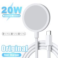 ❒ﺴ❖ Original 20W Magnetic Wireless Charger For Apple IPhone 14 13 12 Pro Max Mini Plus USB Type C Fast Charging Cable Accessories