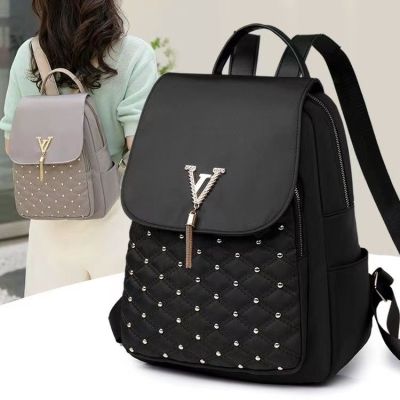 【Hot Sale】 High-value light luxury bag womens Korean version of ins style high-end shoulder fragrance portable Messenger outing backpack