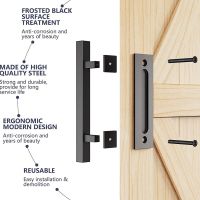 Barn Door Pull Flush Handle Set Recessed Wood Door Handle Furniture Hardware For Cabinet Cupboard Ручки Для Мебели Door Hardware Locks