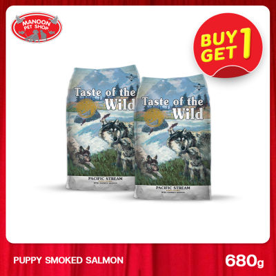 [1FREE1][MANOON] TASTE OF THE WILD Pacific Stream Puppy Recipe 1.5lb (680g)