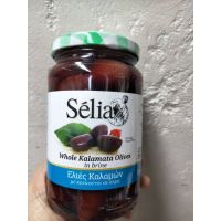 ?For you? Selia Whole  Kalamata  Olives In Brine มะกอกคาลามาต้าในน้ำเกลือ 190 กรัม