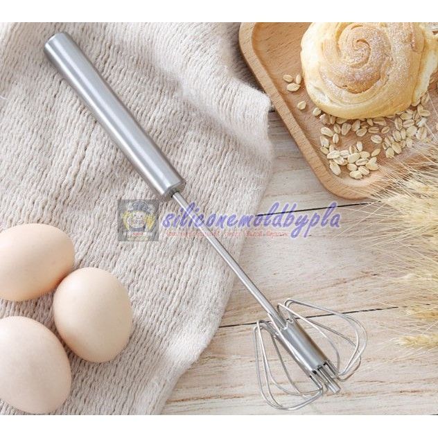 ตะกร้อตีไข่-ที่ตีไข่-ที่ตีไข่แบบมือกด-ไซส์ใหญ่-สแตนเลสอย่างหนาและดี