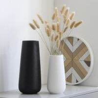 Simple vases household modern ceramic white vases ceramic Chinese handicrafts household ornaments Chinese style home furnishings