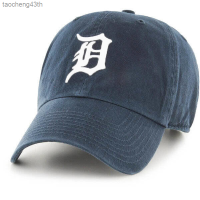 Couple style New 47 Brand Relaxed Fit Cap - MLB Detroit Tigers navy Versatile hat