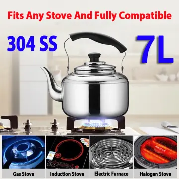 304 Stainless Steel Boiling Kettle 5.5L Large Capacity Boiling