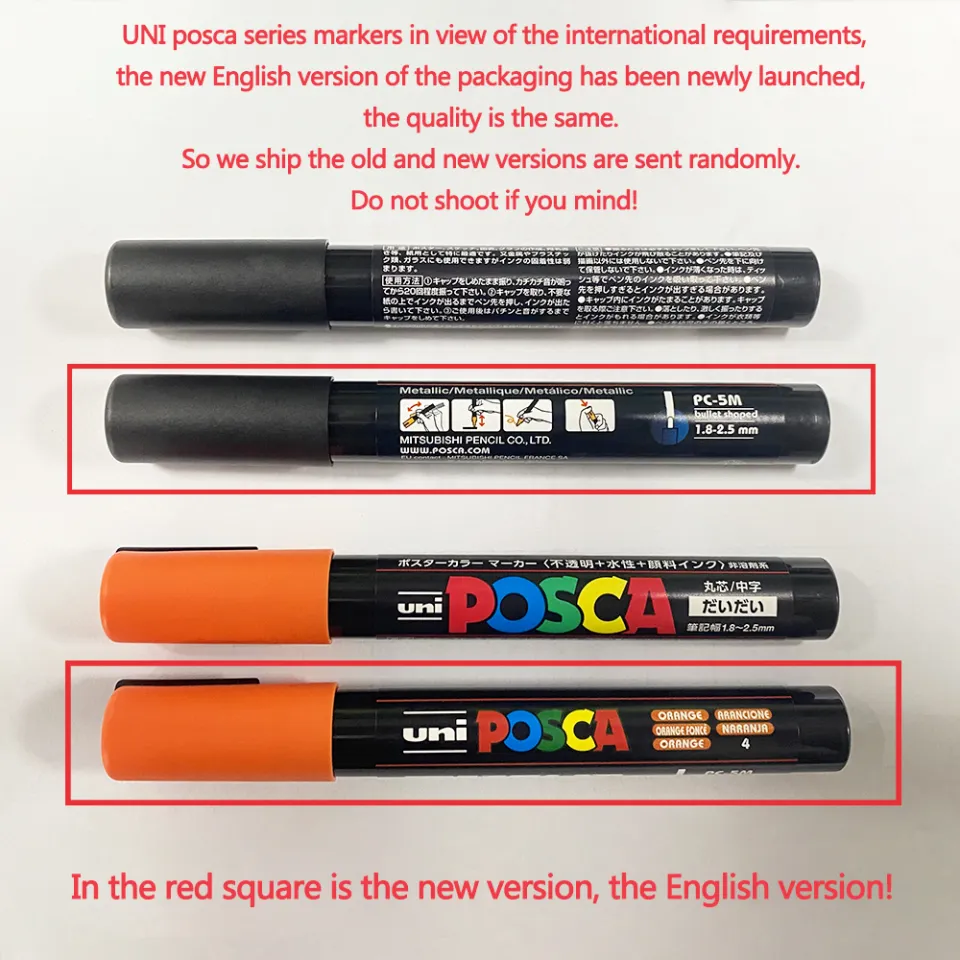 Uni POSCA Acrylic Paint Markers 