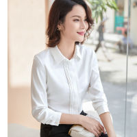 High End Professional Shirt Women Fashion Temperament 2021 New Long Sleeve Formal Chiffon Blouses Office Ladies Work Tops