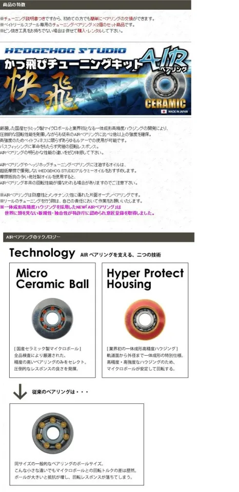 1150-1030 オイルイン 純正タイプ ステンレスベアリング 国産 - リール