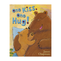 One kiss, one hug story picture book sleeping parents and children English reading English original imported childrens books