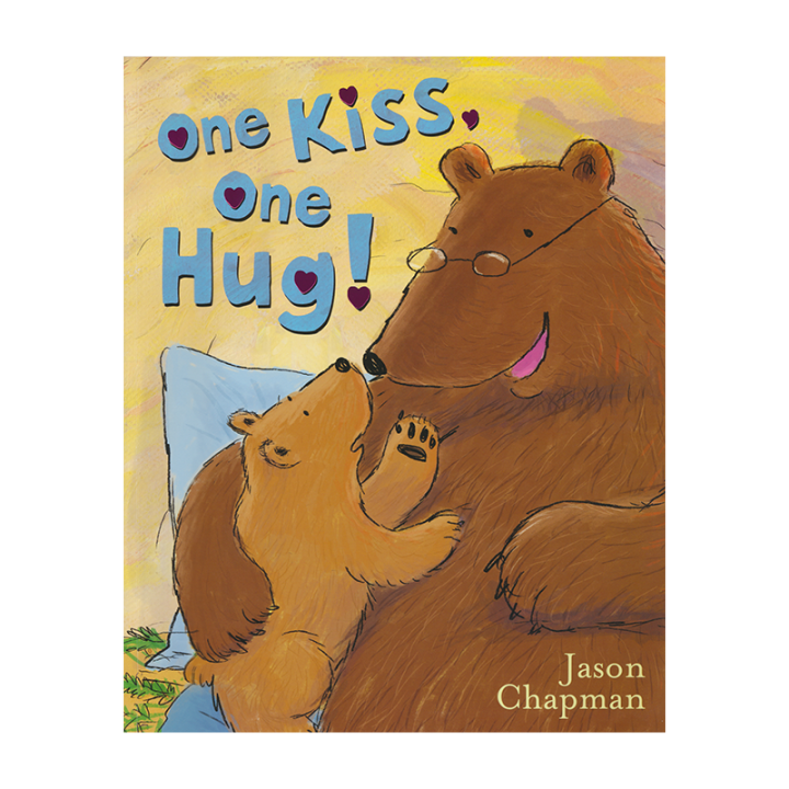 one-kiss-one-hug-one-kiss-one-hug-picture-book-sleeping-parents-and-children-reading-english-original-childrens-books