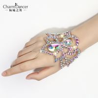 hot【DT】 1pcs/lot Rhinestone Soft Stretch Sparking Belly Costume Accessories