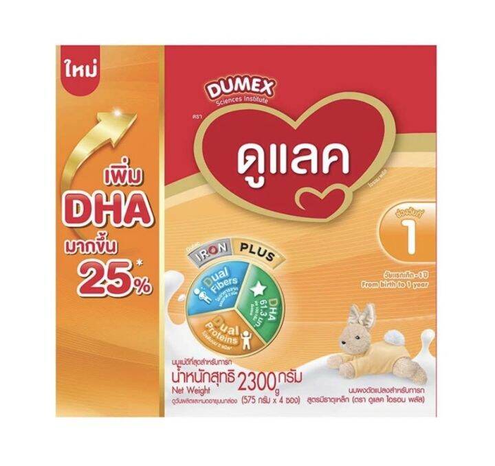 dulac-ดูแลค-สูตร1-นมสำหรับทารกแรกเกิด-1-ปี-ขนาด-2300-กรัม-1กล่อง