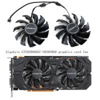 Gratis Ongkir/ต้นฉบับ☃GIGABYTE Gigabyte GTX 950 960 N960 GV-N950กราฟิกระบายความร้อน T12915SU ของพัดลม