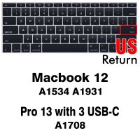 (อุปกรณ์เสริมแป้นพิมพ์ใหม่) แผ่นครอบแป้นพิมพ์โปร่งใสสำหรับ Macbook Air 13 M2 Pro 13 M1 Pro14 15 16เรตินา11ซิลิโคนป้องกันผิวเคส A2337 A2779 A