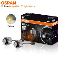 ไฟตัดหมอก LED L1ไฟ LED OSRAM XLS L1CY รถสีเหลือง2700K แหล่งไฟ LED แลกเปลี่ยนได้12Y3 L1BNE Y02ของแท้2ชิ้น