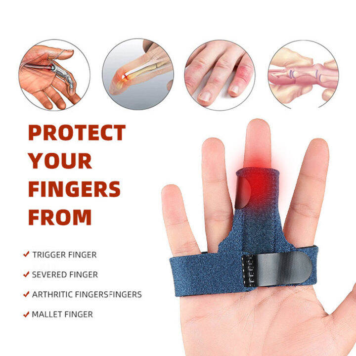 Trigger Finger Splint with Aluminum Strip Finger Fixed Knuckle Sprain